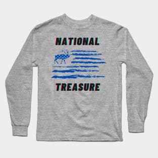 National treasure deer Long Sleeve T-Shirt